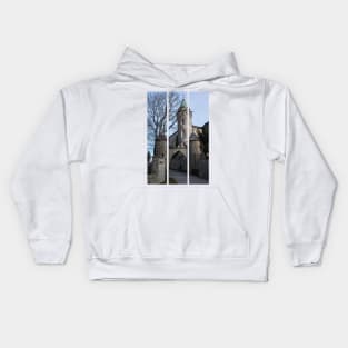 Szczytna, Poland - Castle Rock Forest is a castle integrated in the rock. It is located in the Lower Silesian Voivodeship on the Szczytnik hill. (vertical) Kids Hoodie